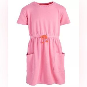 Epic Threads Pink Terry Crew Neck Dress